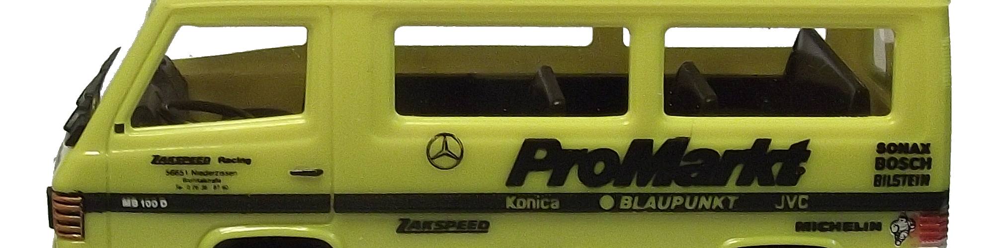 Herpa – Mercedes Benz MB100 – Promarkt-Zakspeed–Team